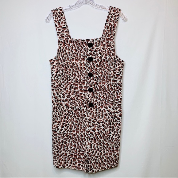 5/$25 NWT Topshop leopard print button romper 8 M summer button front free ship - Picture 5 of 8